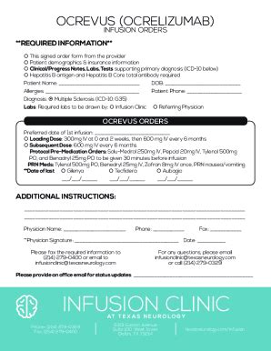 Fillable Online OCREVUS Forms & Documents - Genentech Access ...