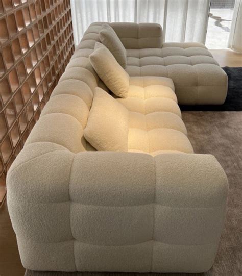 Luxury Royal Chicago Boucle Sofa/L-Shapes Sofa for living room ...