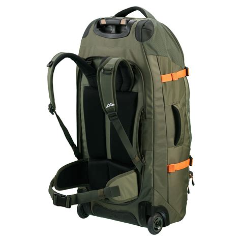 Hybrid 70L Backpack Harness Wheeled Luggage Trolley v3 - Conifer/Orange ...