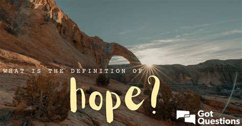 Image result for Hope Definition