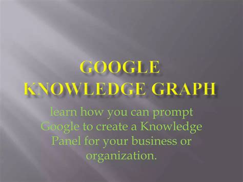Google Knowledge Graph 的图像结果