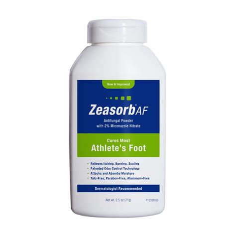 Zeasorb Antifungal Athlete's Foot Powder, 2.5oz, 1 Count HSA/FSA Eligible - Walmart.com