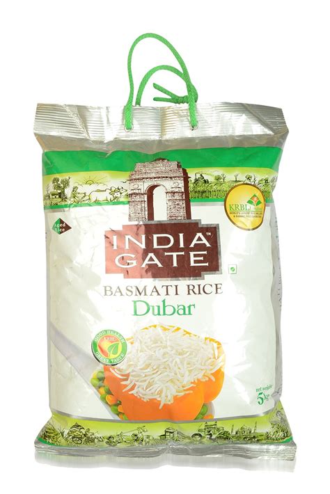India Gate Rice - Basmati Dubar, 5kg Pack : Amazon.in: Grocery ...