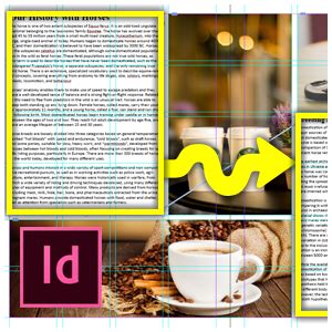 Image result for What Is Text Thread in InDesign