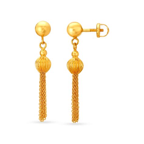 22 Karat Gold Drop Earrings