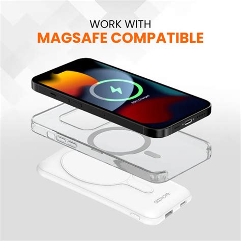 GIZMORE PD10KP6 iMAG 10000mAh 15W Strong Magnetic Wireless Charging Po