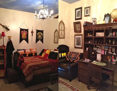 Harry Potter Bedroom | Harry potter room decor, Harry potter bedroom ...