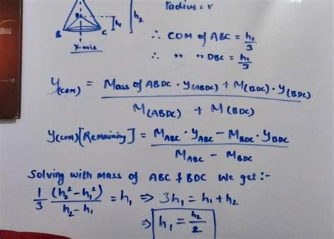 A solid right circular cone has its base cut out in shape hollow right ...