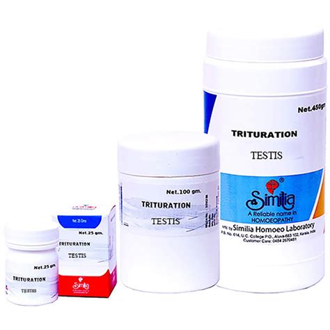 BUY Similia India Testis 6X 450g DISCOUNT 55% OFF CoD | Homeonherbs