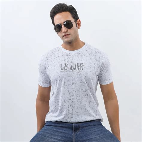 White Leader Crew Neck T-shirt – Deer Club