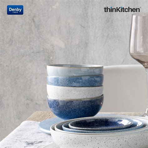 Buy Denby Studio Blue Chalk Rice Bowl Online at thinKitchen