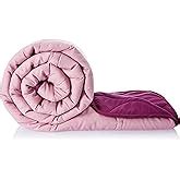 Amazon Brand - Solimo Microfibre Reversible Comforter, Single (Mellow ...