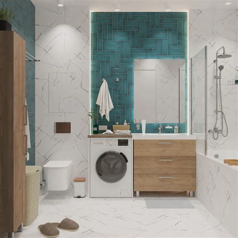 Плитка настенная Керамин Хейз 2 27.5x7.7 см 0.55 м² глянцевая цвет сине ...