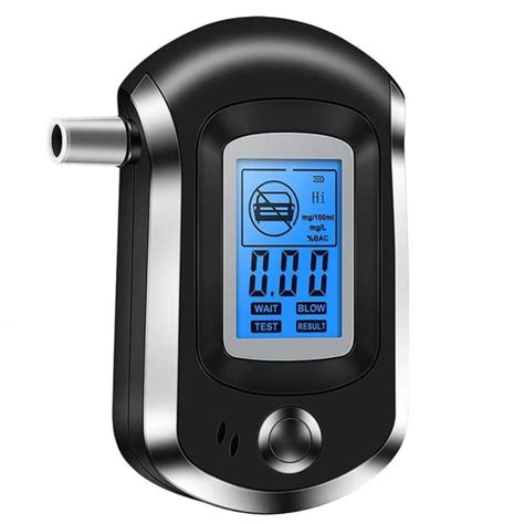 AROTEC Digital Breath Blowing Alcohol Breathalyzer Analyzer LCD Screen ...