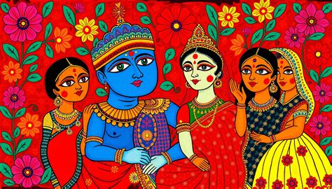 Immerse Yourself in the World of Kalighat Pat Art – Art and Designer India