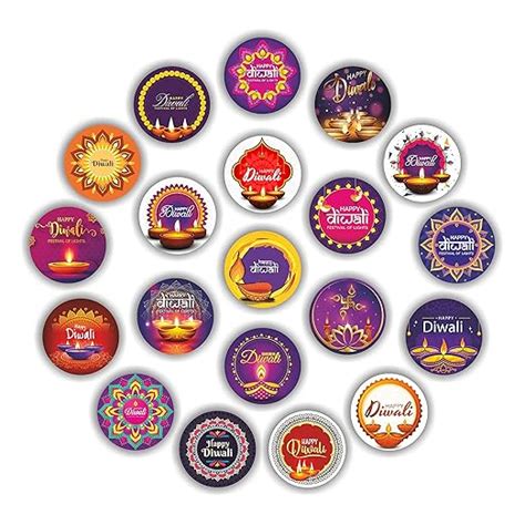 Anne Print Solutions® Pack of 80 Happy Diwali Gift Tags Diwali ...