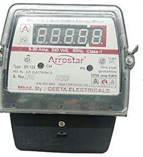 ARROSTAR Single Phase Two Wire Statics Energy Meter with LED Display ...