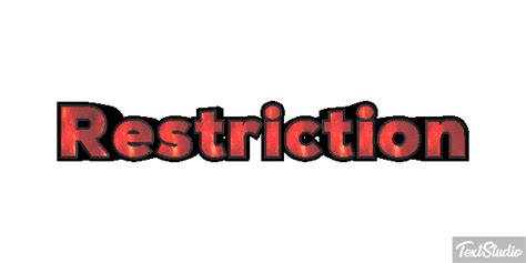 Image result for restriction