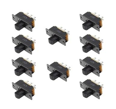 AVS COMPONENTS Spdt on-off 6 Pin 2 Position Slide Switch Mini Micro ...