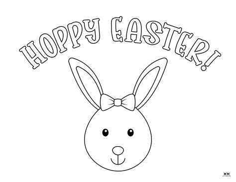 Easter Bunny Coloring Pages - 75 FREE Pages | Printabulls