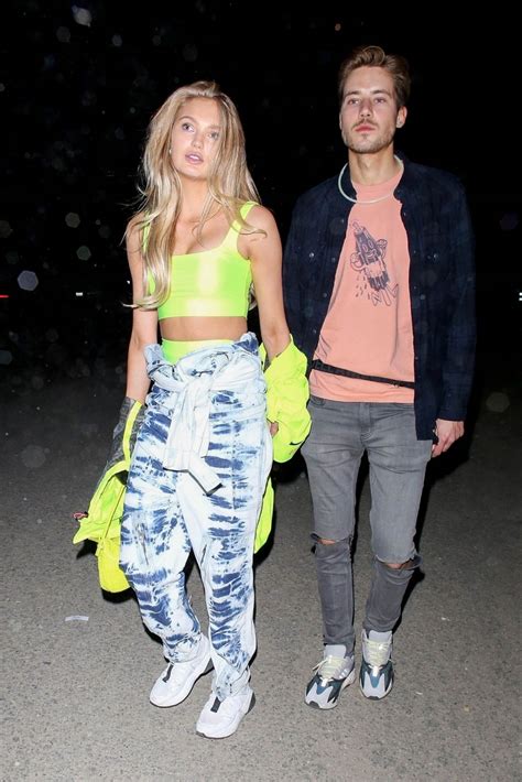 Romee Strijd and Laurens van Leeuwen - Neon Carnival in Indio 04/13 ...