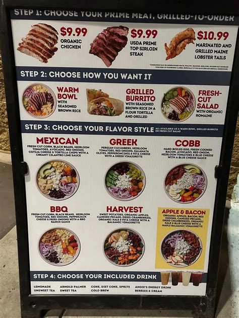 Angie's Prime Grill and Angie's Chicken Menu - Updated November 2025