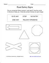 Safety Signs Worksheet 的图像结果