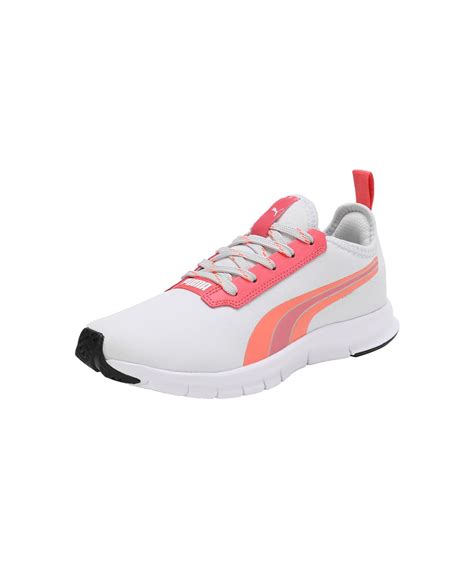 Buy PUMA Womens Flysleek Wns Feather Gray-Electric Blush-Neon Sun ...