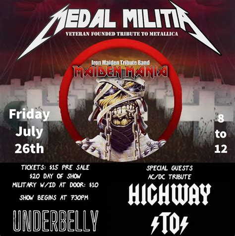 Medal Militia, Maiden Mania and Highway to Hells Bells to Rock ...