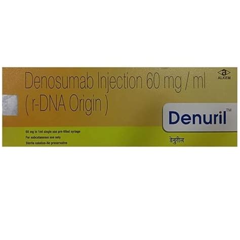 Denuril 60 mg - Prefilled Syringe of 1ml Injection : Amazon.in: Health ...