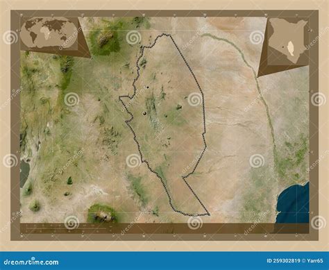 Kitui, Kenya. Low-res Satellite. Major Cities Stock Illustration - Illustration of nairobi ...