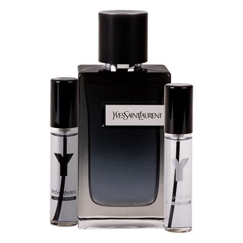 Yves Saint Laurent Y Men Set: EdP 100 ml + EdP 10 ml + EdT Reno 10 ml ...