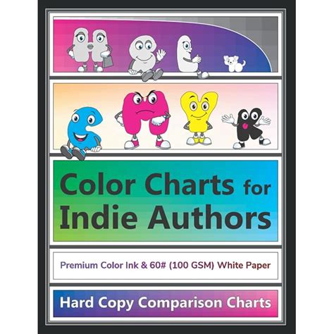 Buy HSL to CMYK Color Charts for Indie Authors: Hard Copy Comparison ...