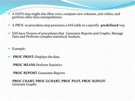 Image result for SAS Programming Structure with Example
