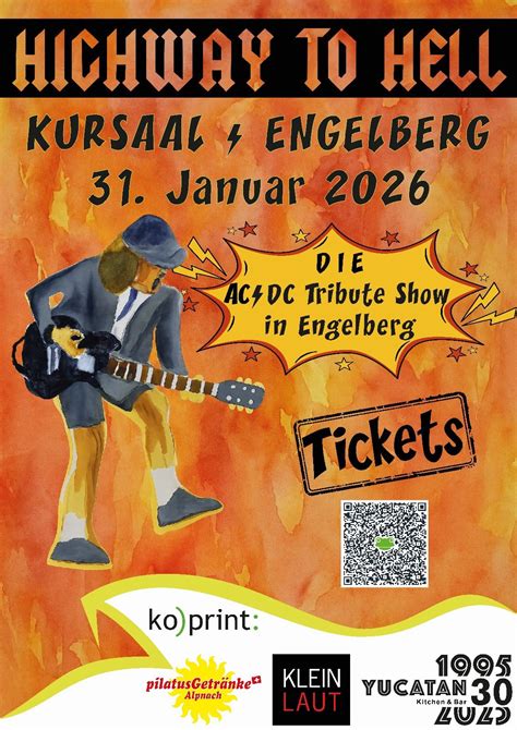 AC/DC Tribute Show Kursaal Engelberg, Kursaal Engelberg, 31 January ...