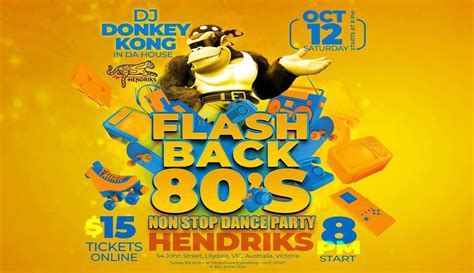 Flashback 80s Non Stop Dance Party , 54 John Street, Lilydale, VIC ...