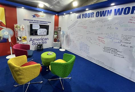 American Center Chennai Pavilion at the great Book Fair