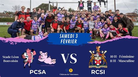 PCSA VS RCSI , Stade Leon Bonvoisin Vincennes, February 3 2024 ...