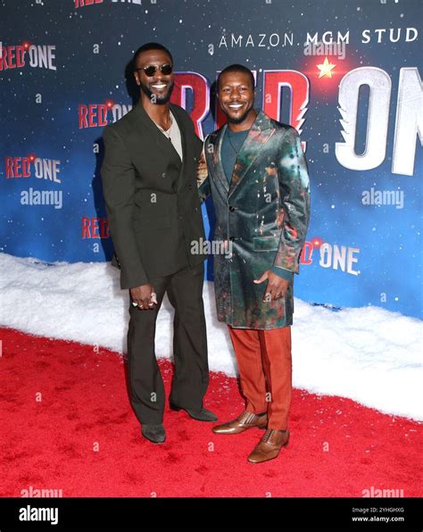 New York City, USA. 11th Nov, 2024. Aldis Hodge and Edwin Hodge ...