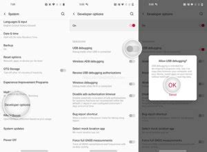 Image result for USB Debugging On One Plus 5T
