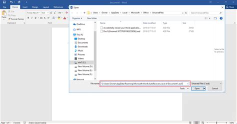 Image result for AutoRecover File Location