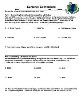 How to Do Currency Conversion Questions 的图像结果