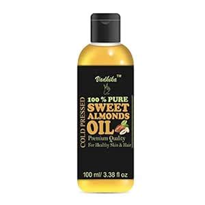Buy VADHIKA Pure & Natural Cold Pressed sweet almonds Oil for Hair ...