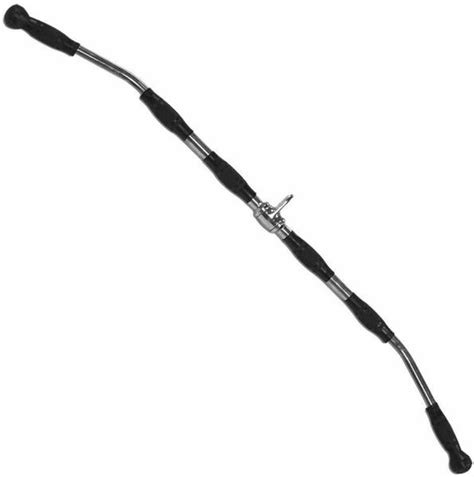 Black Mountain LAT Pulldown Bar Cable Machine Attachment Rubber Handle ...