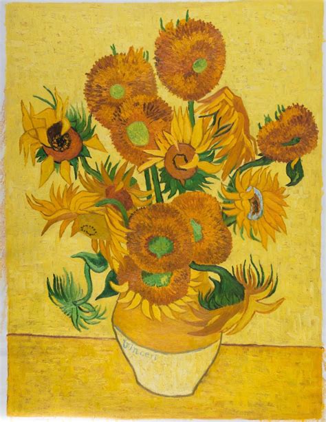 Vase with fifteen Sunflowers reproduction | Van Gogh Studio