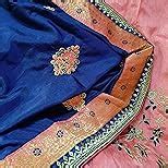 Buy MANOHARI Women's Kota Doria Art Silk Saree with Unstitched Blouse ...