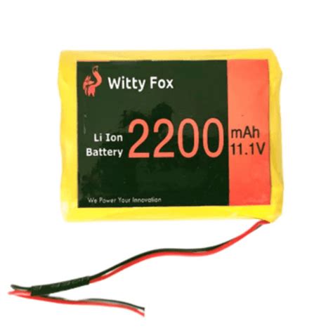 Buy Witty Fox 3.7V 5000mAh Li-Ion Battery Online in India | Robocraze