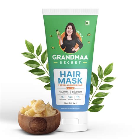 Best Hair Mask for Dry & Damaged Hair - Herbal Hair Mask for Frizz ...