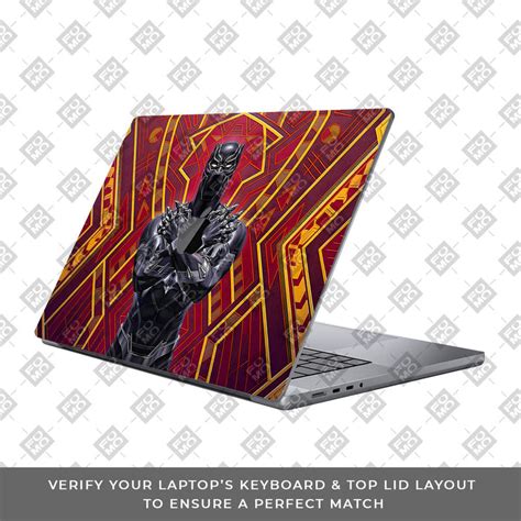 Wakanda Royal Power MacBook Pro 16 2019 3D Laptop Skin