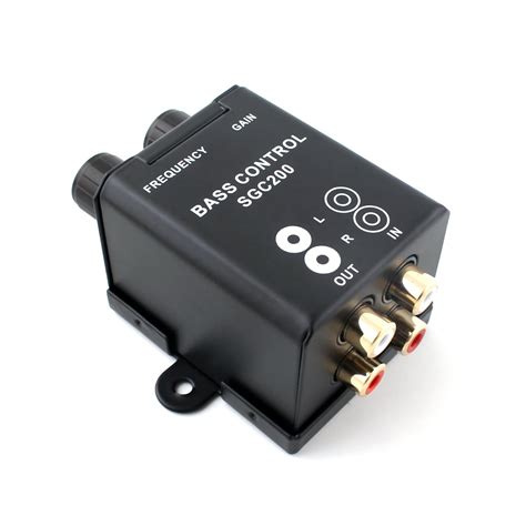 Car Home Subwoofer Equalizer Crossover Amplifier RCA Adjust Line Level ...